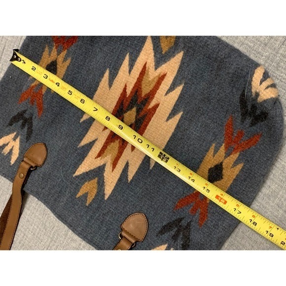 NWT handmade Tote Bag native saddlebag purse Leather Straps Handmade - Picture 2 of 9